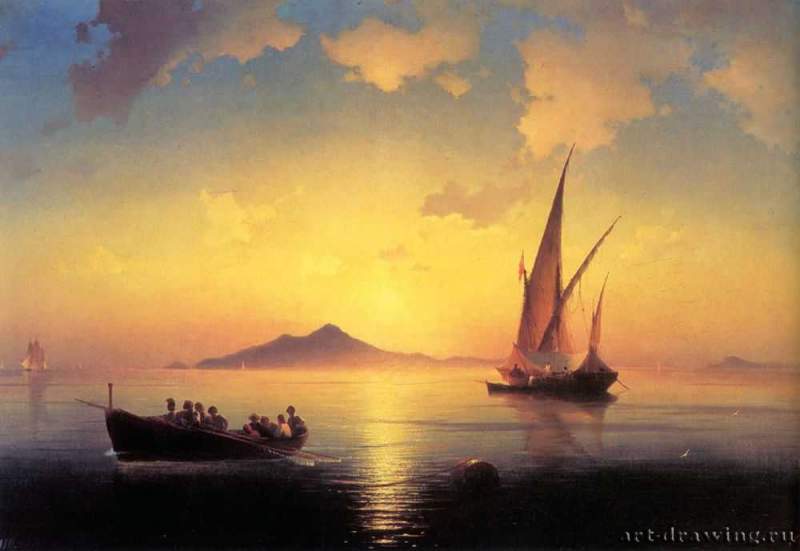 Неаполитанский залив. 1841 - Bay of Naples. 1841
73 х 108 смХолст, маслоРомантизм, реализмРоссияПетергоф, Ленинградская область. Дворцы-музеи и парки Петродворца